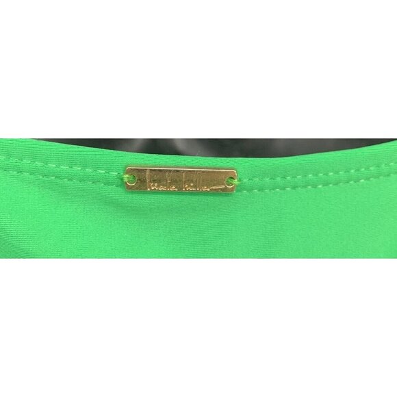 Nicole Miller Swimdress Plus Size 3X Swimsuit One Piece Green Stretch Women New - Picture 7 of 9